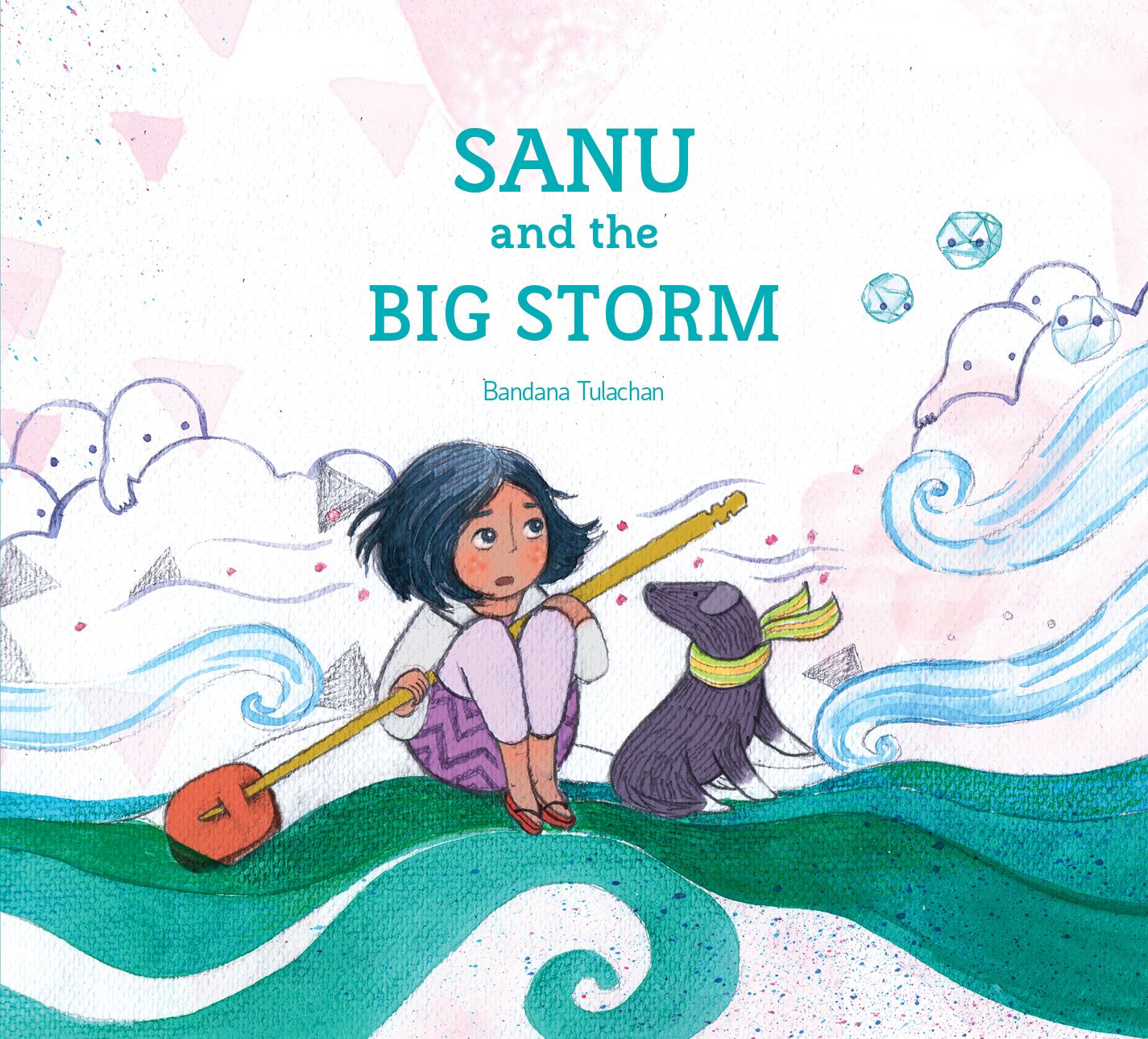SANU and the Big Storm book cover by Bandana Tulachan – Nepali children's picture book